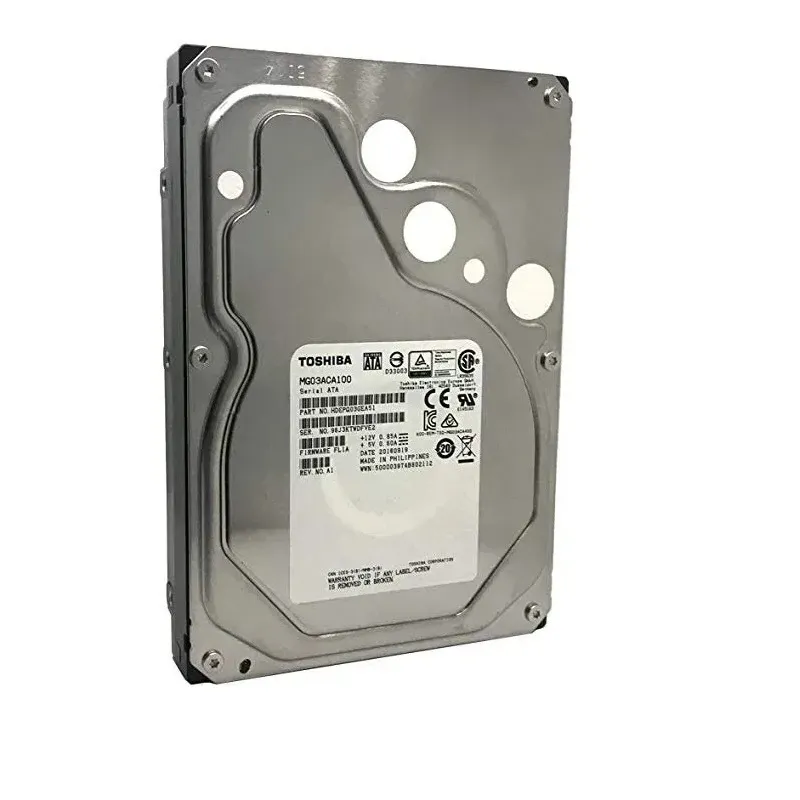 Накопичувач HDD SATA 1.0TB Toshiba Enterprise Capacity 7200rpm 64MB (MG03ACA100)_Refurbished - зображення 1