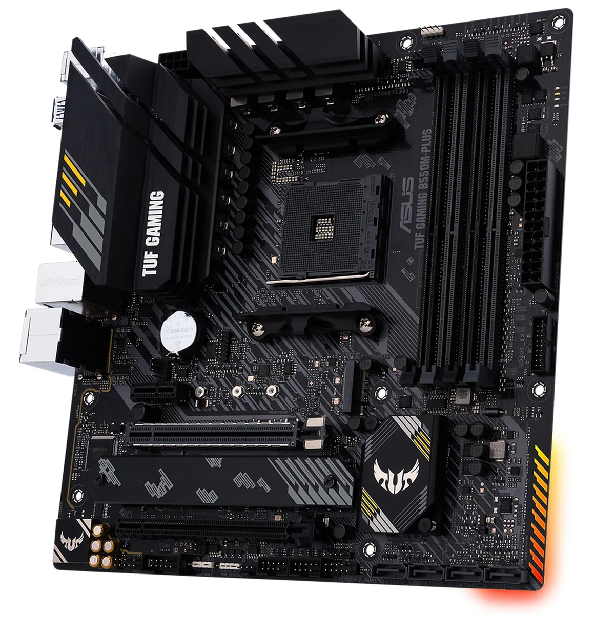 Материнська плата ASUS TUF GAMING B550M-PLUS - мініатюра 3