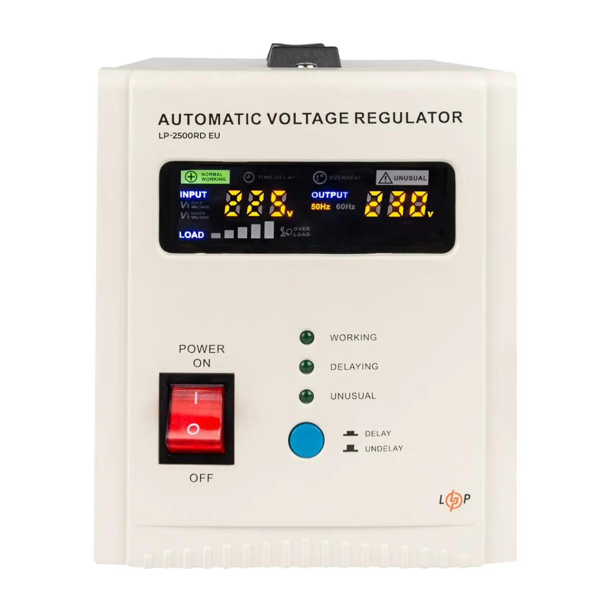 Стабілізатор напруги LP-2500RD EU (1500Вт/7 ступ) Уцінка - зображення 1