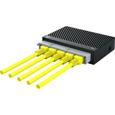 Комутатор Netis ST3105GC, Black, 5 LAN 10/100/1000 Mb/s, LED LAN1-LAN5, некерований - мініатюра 2