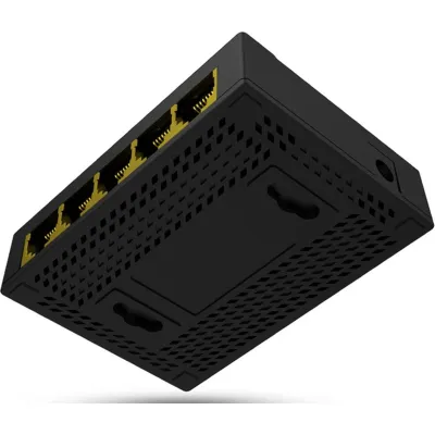 Комутатор Netis ST3105GC, Black, 5 LAN 10/100/1000 Mb/s, LED LAN1-LAN5, некерований - мініатюра 7