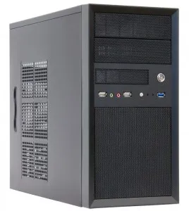 Корпус Chieftec CT-01B-OP Без БП Black - зображення 1