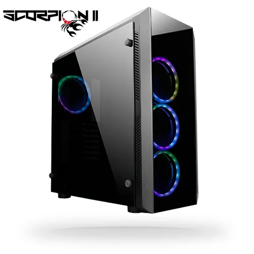 Корпус Chieftec Scorpion II GL-02B-OP Black без БЖ - зображення 1
