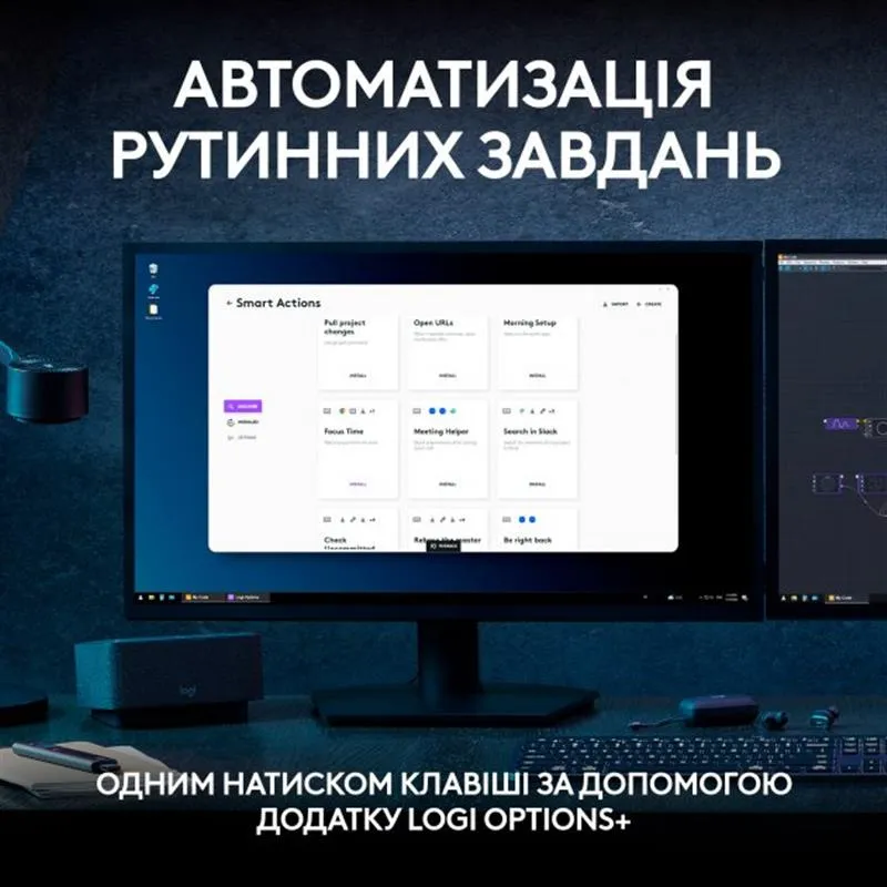 Комплект (клавіатура, миша) бездротовий Logitech MX Keys S Combo Graphite (920-011614) - мініатюра 5