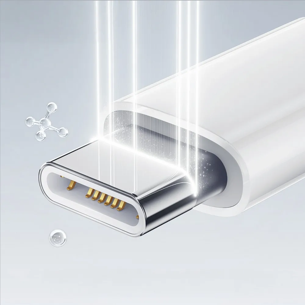 Мережевий зарядний пристрій Essager Vanjane 20W USB-C White (EFJB02-JSTT2-T) + кабель USB Type-C - мініатюра 6