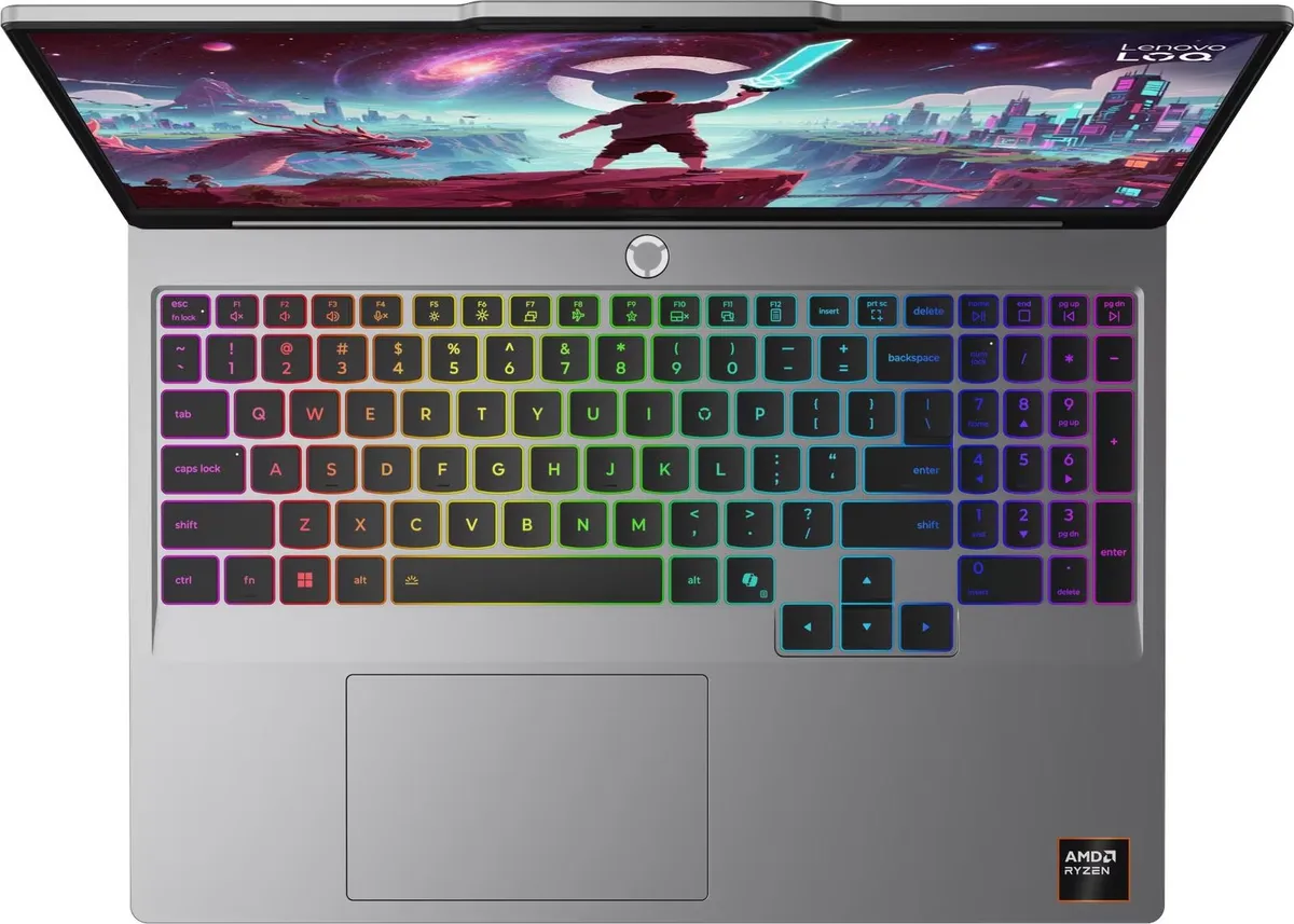 Ноутбук Lenovo LOQ 15AHP11 (83TN00BDRA) Luna Grey - мініатюра 2