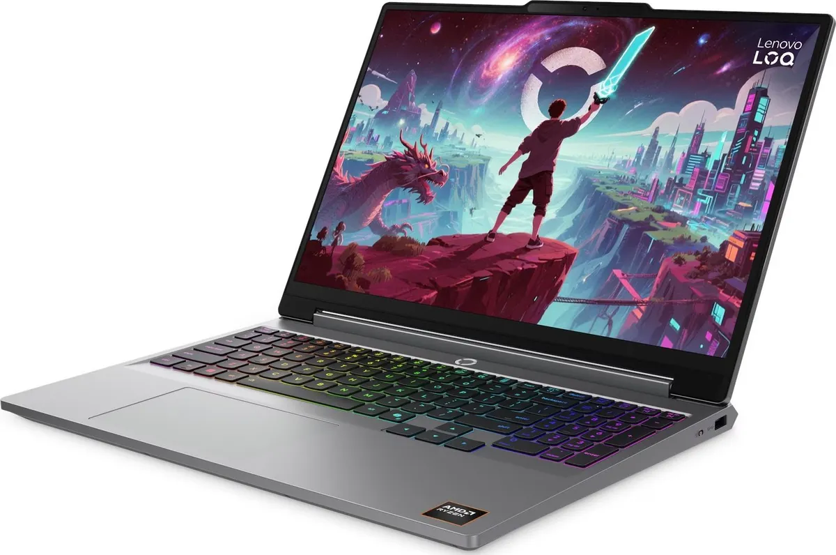 Ноутбук Lenovo LOQ 15AHP11 (83TN00BDRA) Luna Grey - мініатюра 4