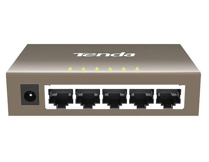 Комутатор Tenda TEG1005D (5xGE, метал) - мініатюра 4