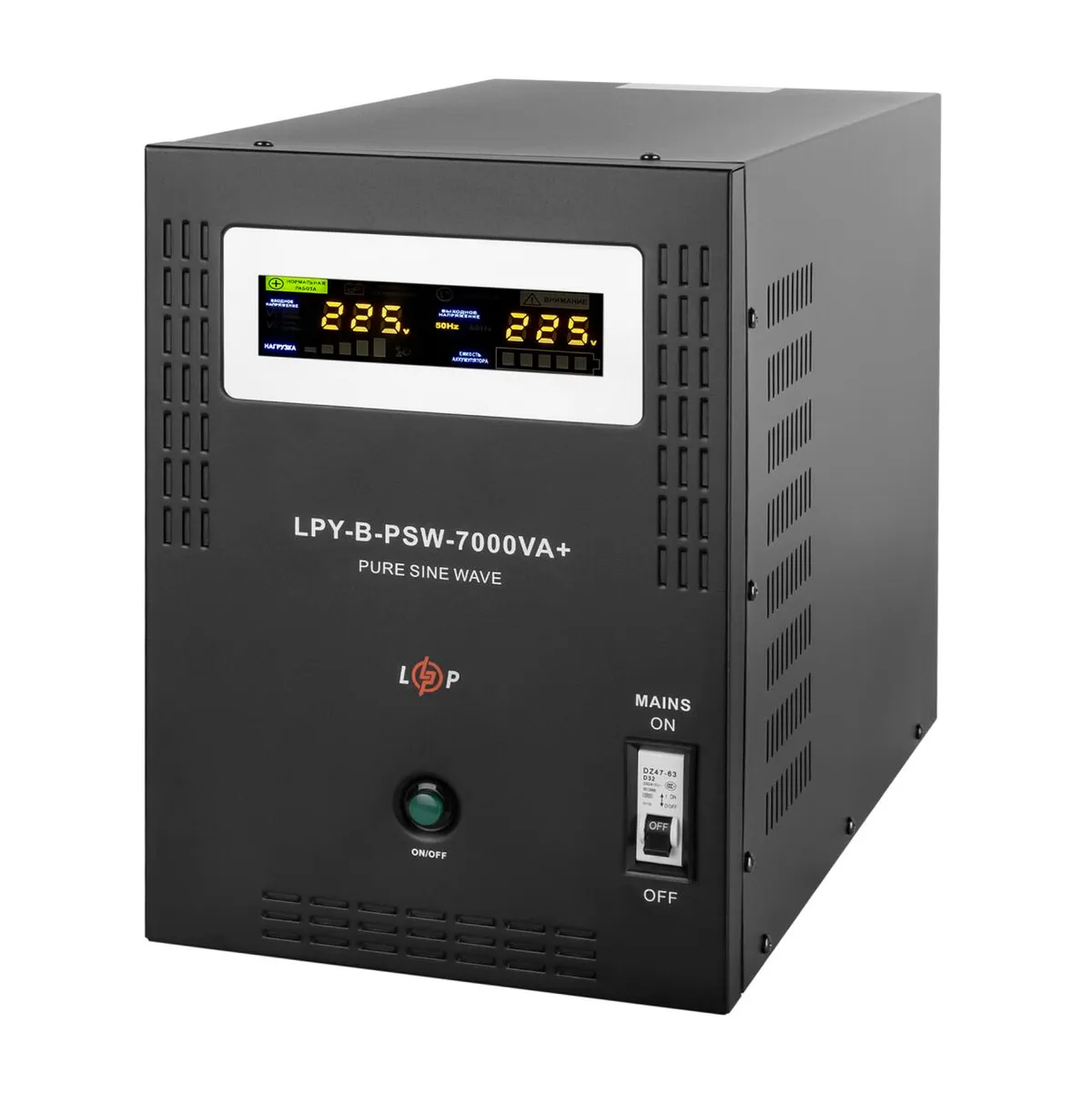 ДБЖ з правильною синусоїдою 48V LPY-B-PSW-7000VA+(5000Вт)10A/20A Уцінка - мініатюра 2