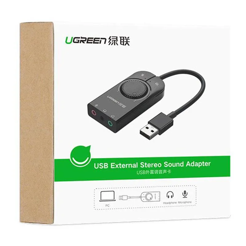 Звукова карта Ugreen CM129 Black (40964) - мініатюра 4