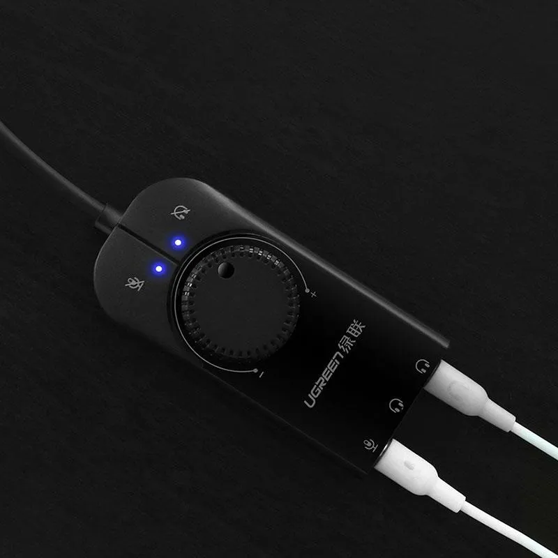 Звукова карта Ugreen CM129 Black (40964) - мініатюра 6