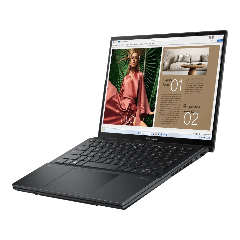 Ноутбук Asus Zenbook Duo UX8406CA-QL049W (90NB14X1-M001S0) Inkwell Gray - мініатюра 2