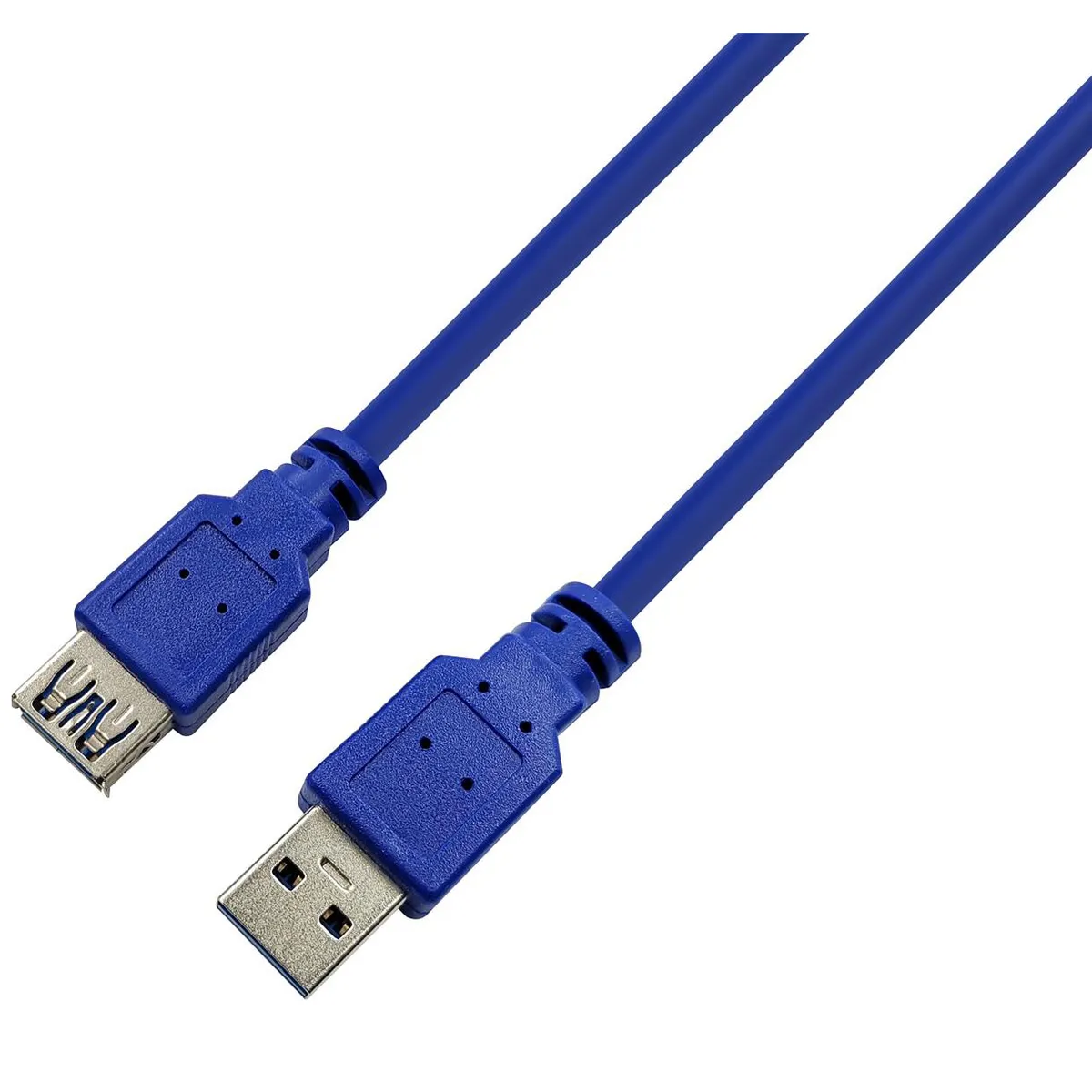 Кабель ProLogix USB - USB V 3.0 (M/F), 3 м, синій (PR-USB-P-11-30-3m) - мініатюра 3