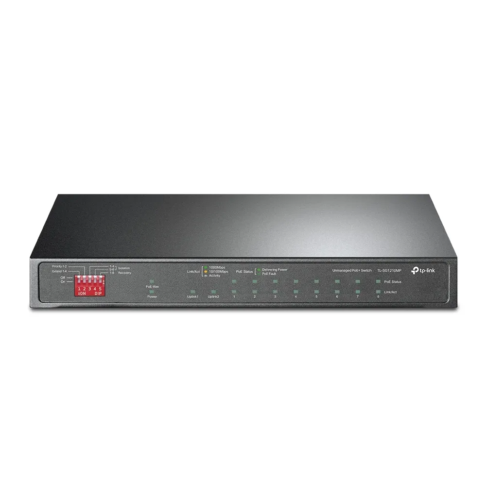 Комутатор TP-Link TL-SG1210MP - зображення 1