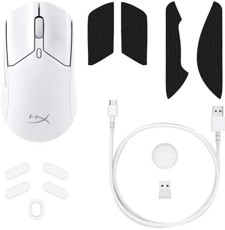 Миша бездротова HyperX Pulsefire Haste 2 WL White (6N0A9AA) - мініатюра 7