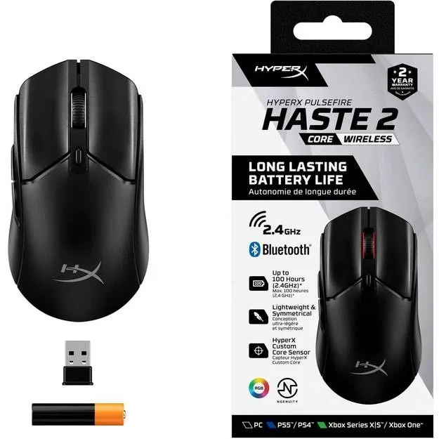 Миша бездротова HyperX Pulsefire Haste 2 Core Wireless Black (8R2E6AA) - мініатюра 8