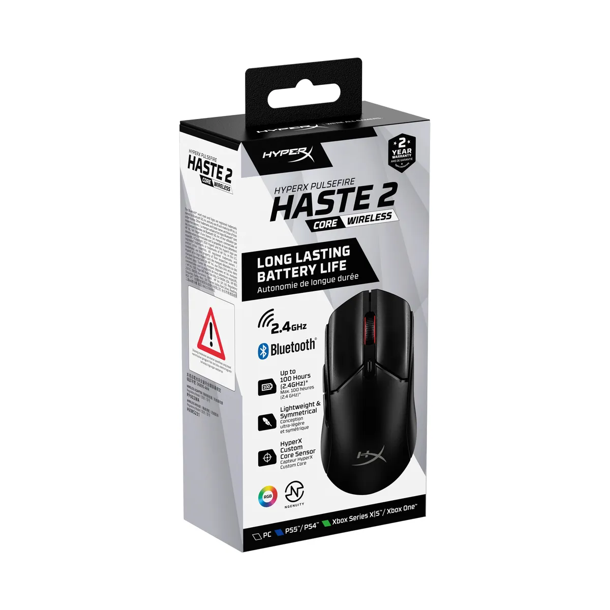 Миша бездротова HyperX Pulsefire Haste 2 Core Wireless Black (8R2E6AA) - мініатюра 9