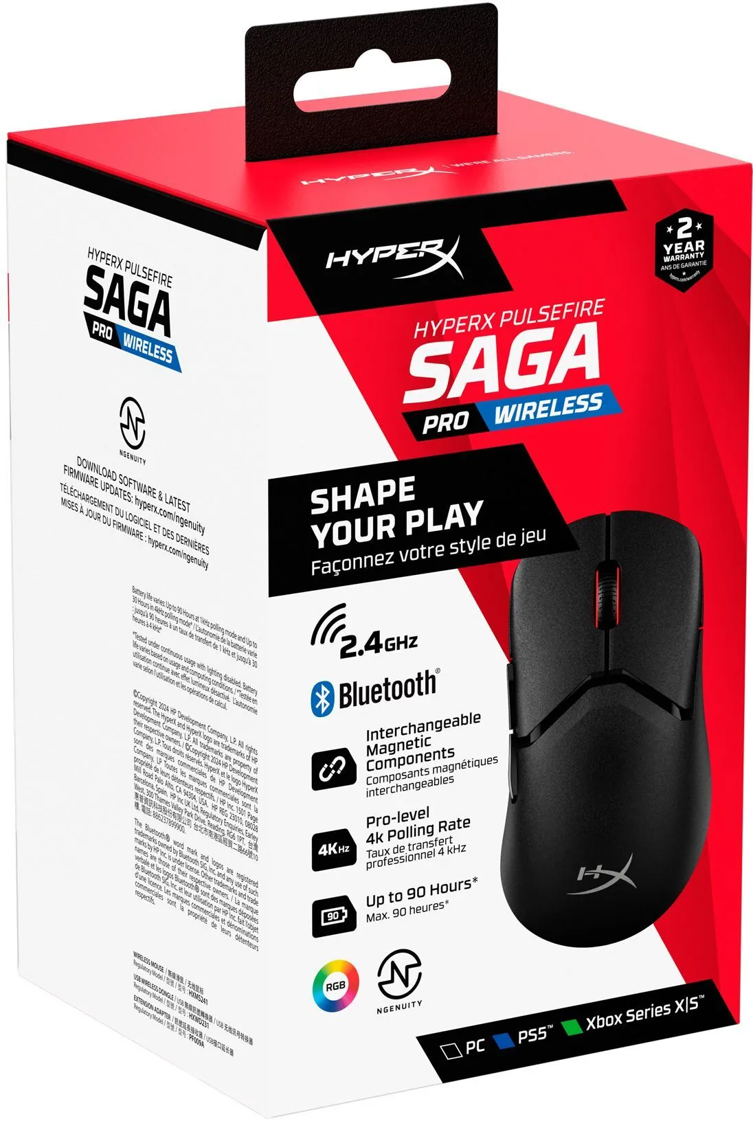 Миша HyperX Pulsefire Saga Pro Black (A2PB2AA) - мініатюра 12
