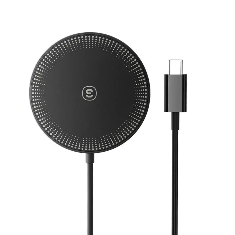 Бездротовий зарядний пристрій Essager Chengfeng 15W Black (EWXCX-CF01-Z) - зображення 1