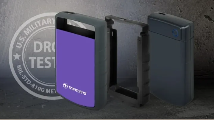 Зовнішній жорсткий диск 2.5" USB 1.0TB Transcend StoreJet 25H3 (TS1TSJ25H3P) - мініатюра 4