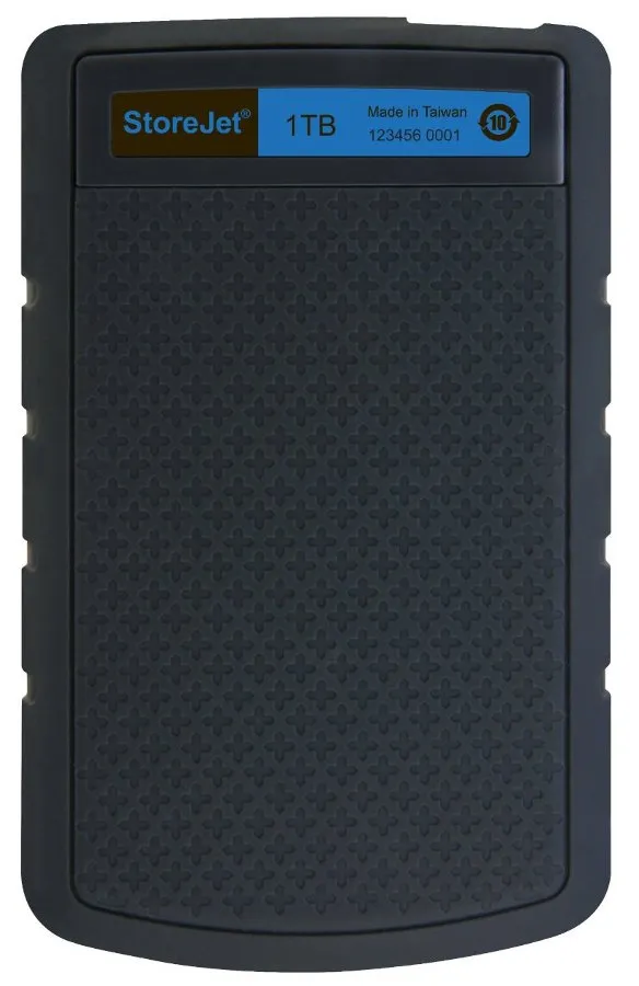 Накопичувач зовнiшнiй 2.5" USB 1TB TRANSCEND StoreJet 25H3B (TS1TSJ25H3B) - мініатюра 3