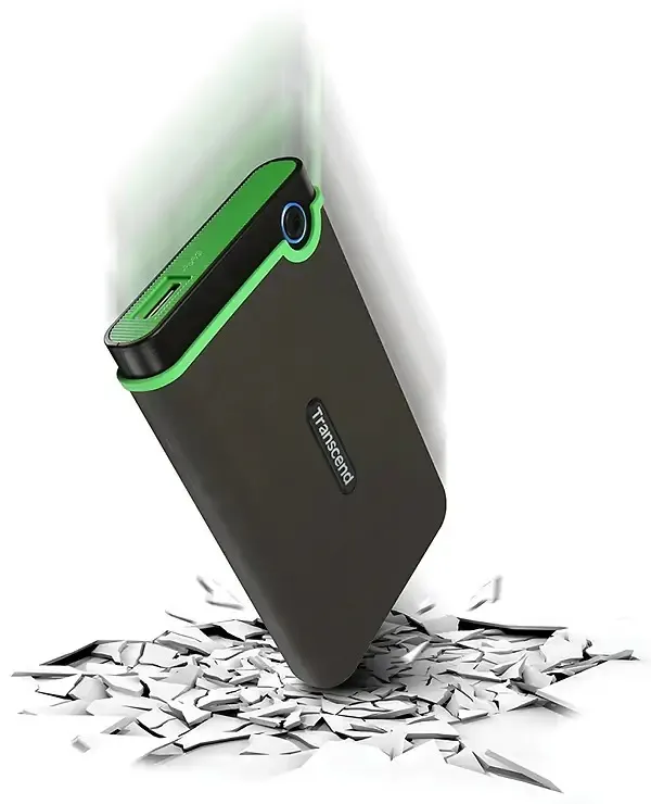 Накопичувач зовнiшнiй HDD 2.5" USB 1.0TB Transcend StoreJet 25M3 Iron Gray Slim (TS1TSJ25M3S) - мініатюра 2