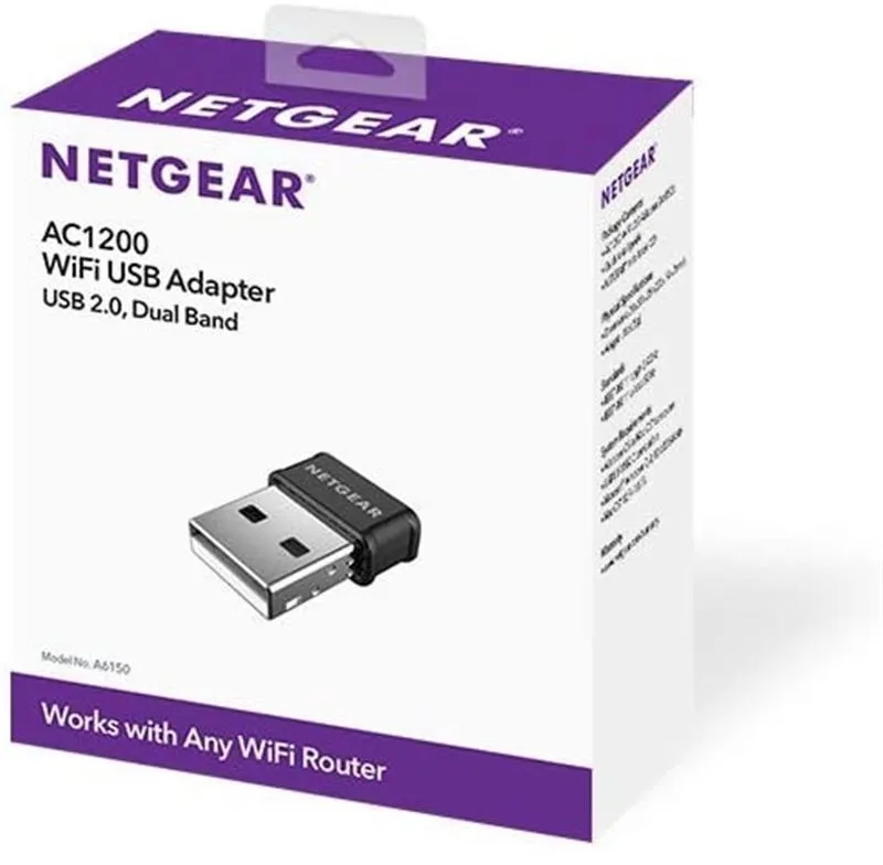 WiFi-адаптер Netgear A6150 (A6150-100PES) - мініатюра 2