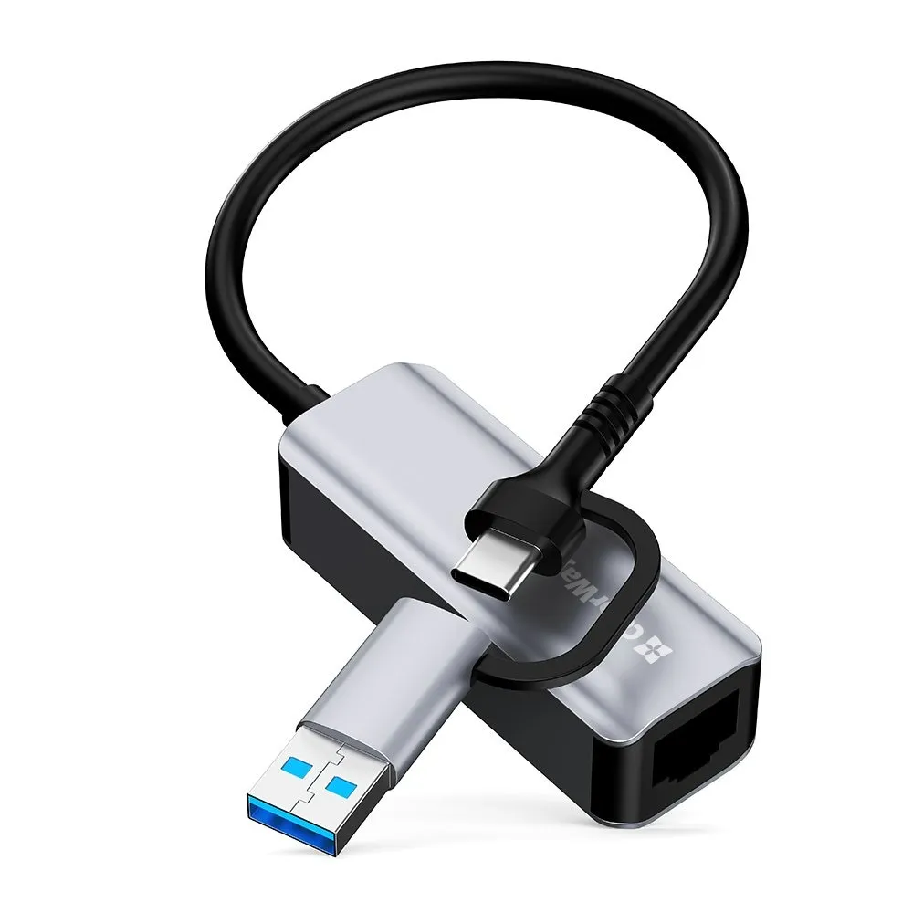 Мережевий адаптер ColorWay USB-A/USB-С 3.0 - RJ45 (CW-AD-CRG) - мініатюра 11