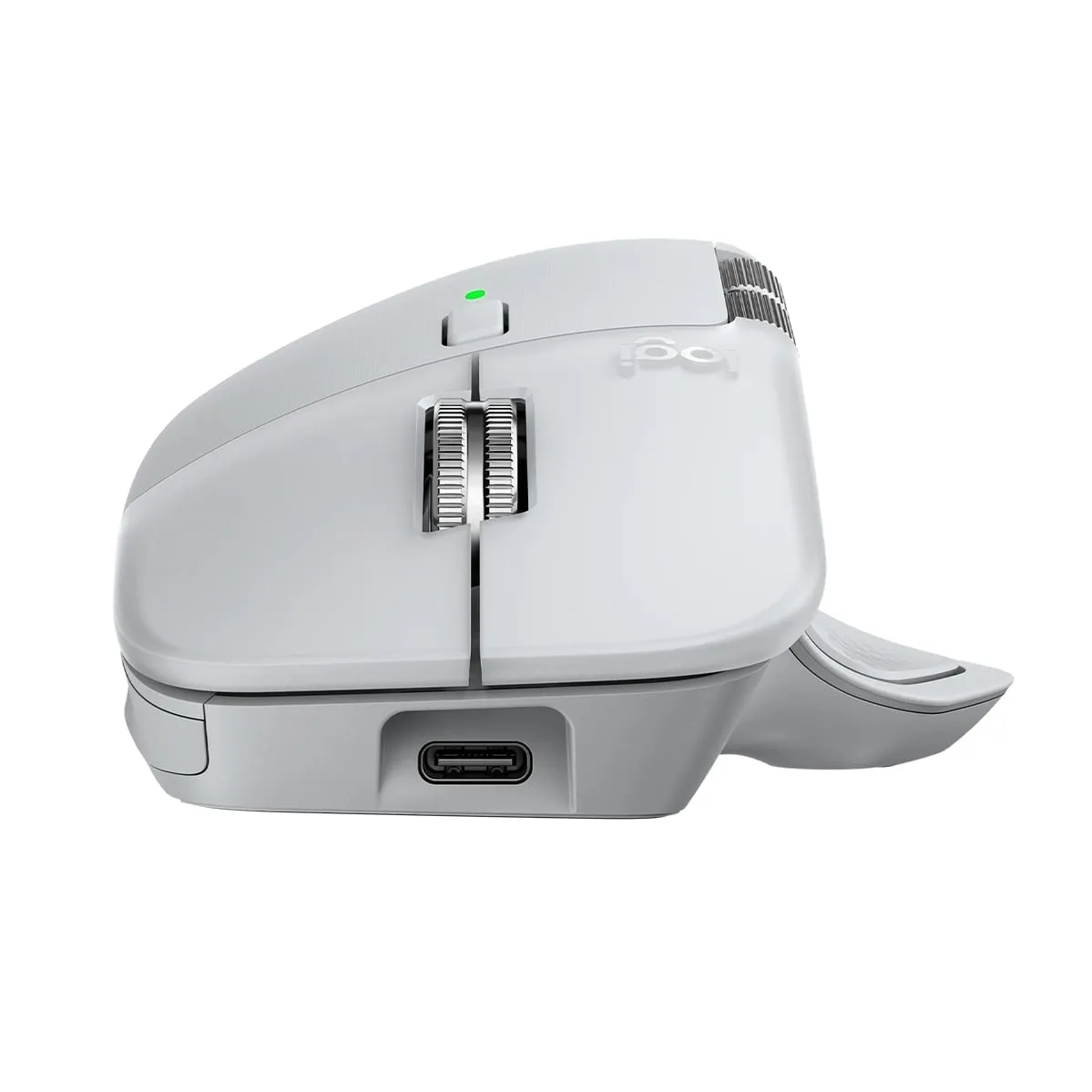 Миша Bluetooth Logitech MX Master 4 for Mac White Silver (910-007576) - мініатюра 2
