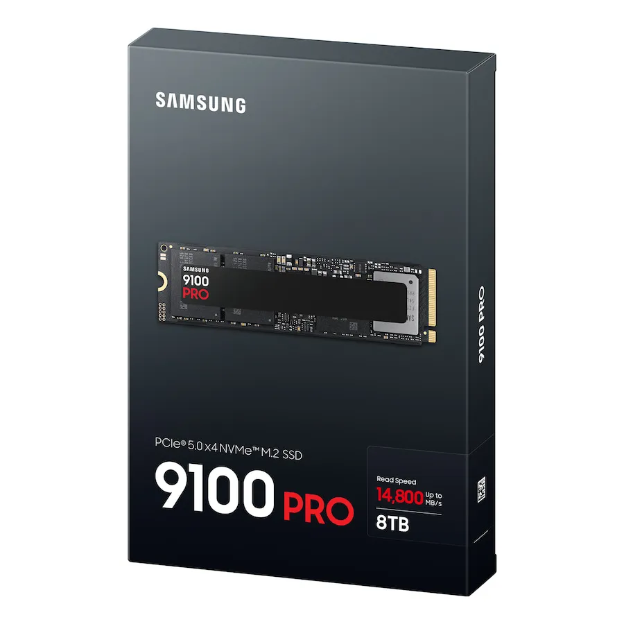 Накопичувач SSD 8ТB Samsung 9100 Pro M.2 2280 PCIe 5.0 x4 NVMe V-NAND TLC (MZ-VAP8T0BW) - мініатюра 2