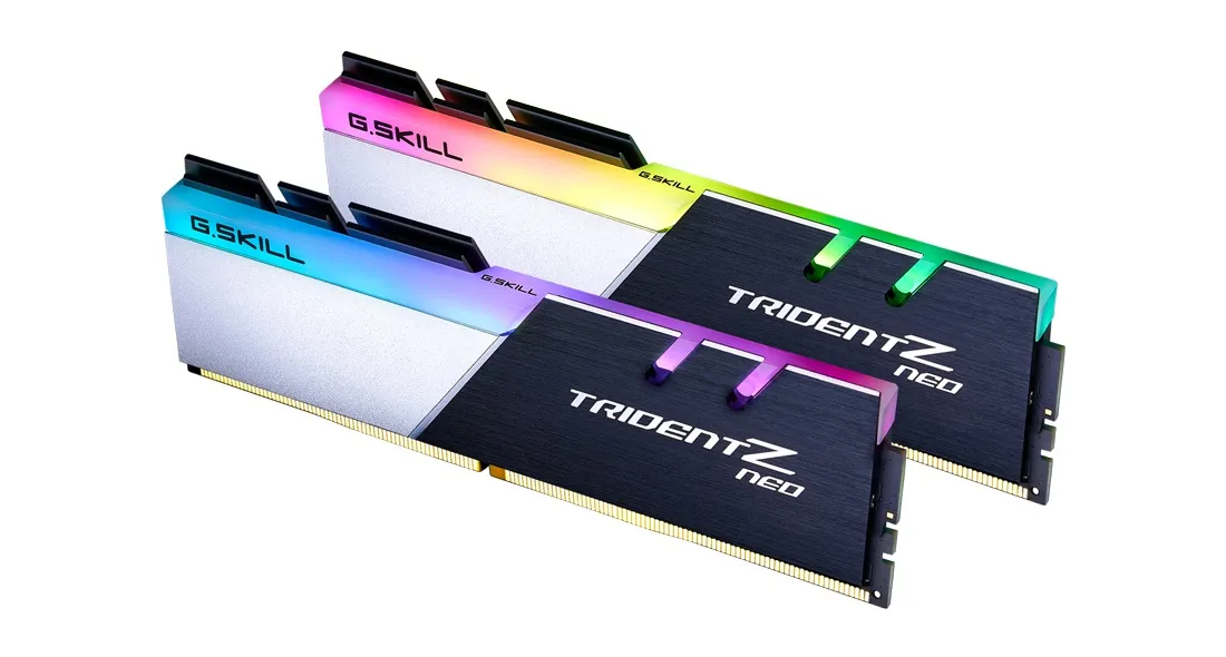Модуль пам`ятi DDR4 2x32GB/3600 G.Skill Trident Z Neo (F4-3600C18D-64GTZN) - мініатюра 2