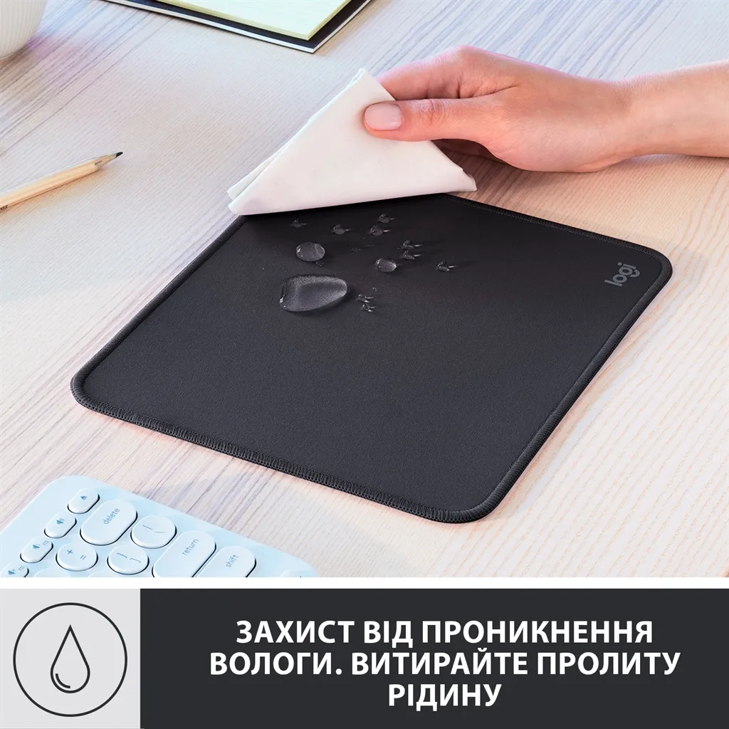 Ігрова поверхня Logitech Mouse Pad Studio Graphite (956-000049) - мініатюра 2