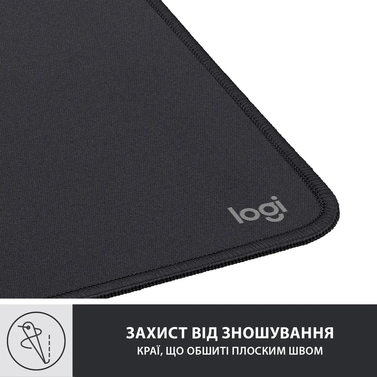Ігрова поверхня Logitech Mouse Pad Studio Graphite (956-000049) - мініатюра 4