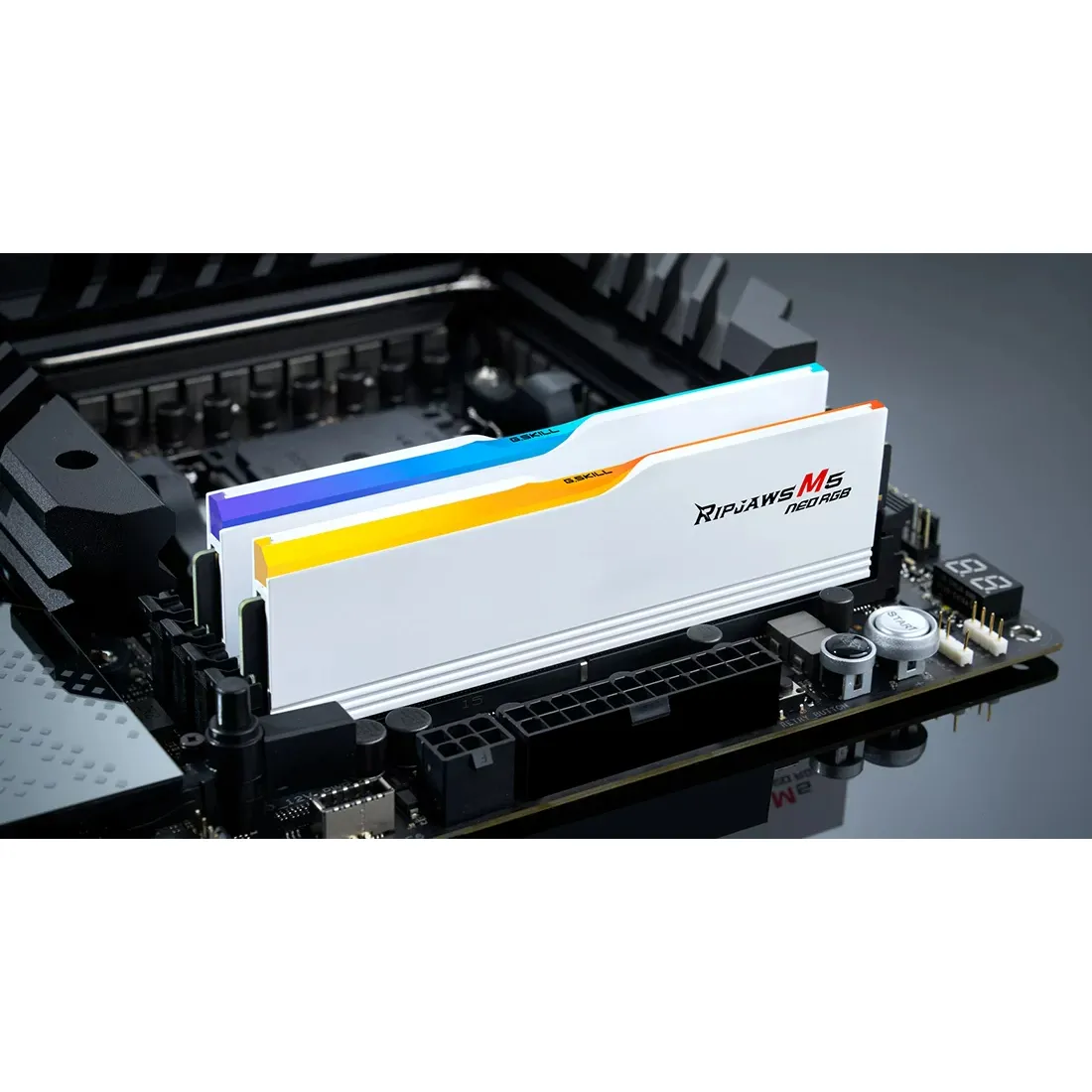 Модуль пам`ятi DDR5 2x32GB/6000 G.Skill Ripjaws M5 Neo RGB White (F5-6000J3636F32GX2-RM5NRW) - мініатюра 3