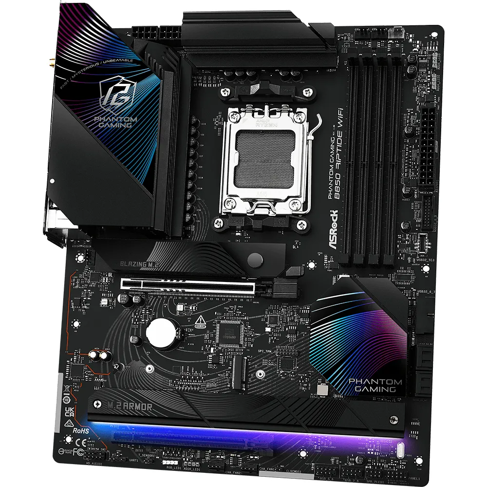 Материнська плата ASRock B850 Riptide WiFi Socket AM5 - мініатюра 3