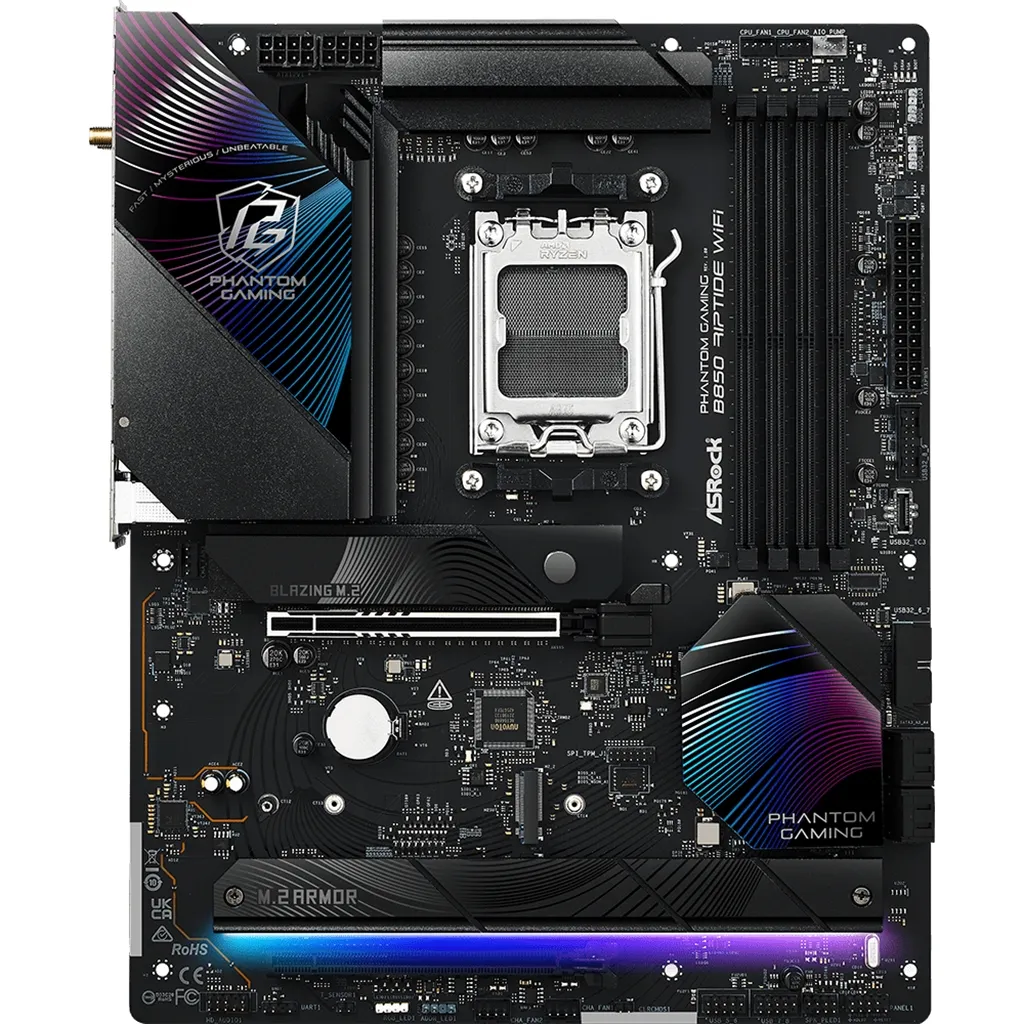 Материнська плата ASRock B850 Riptide WiFi Socket AM5 - мініатюра 5