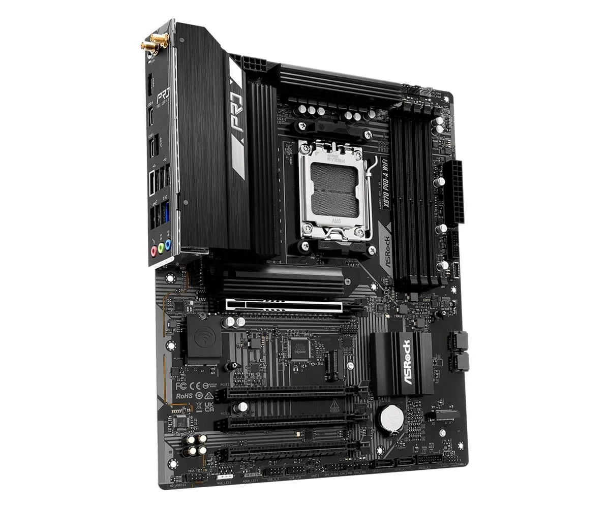 Материнська плата ASRock X870 Pro-A WiFi Socket AM5 - мініатюра 4