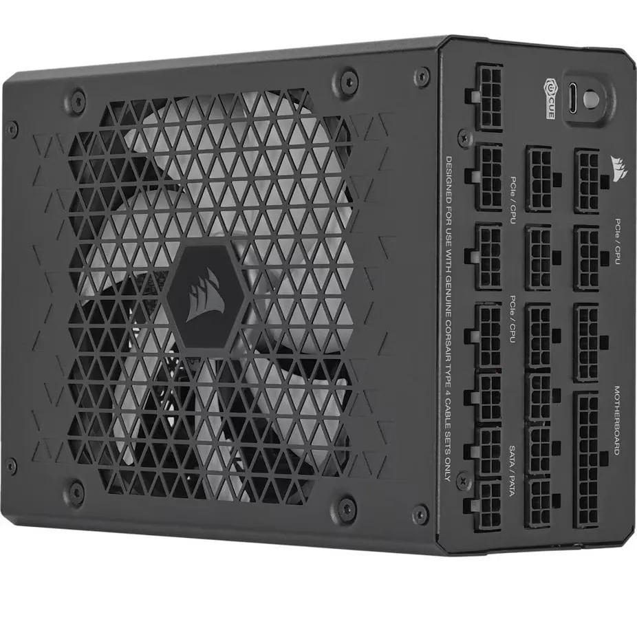 Блок живлення Corsair HX1200i PCIE5 1200W (CP-9020307-EU) - мініатюра 2