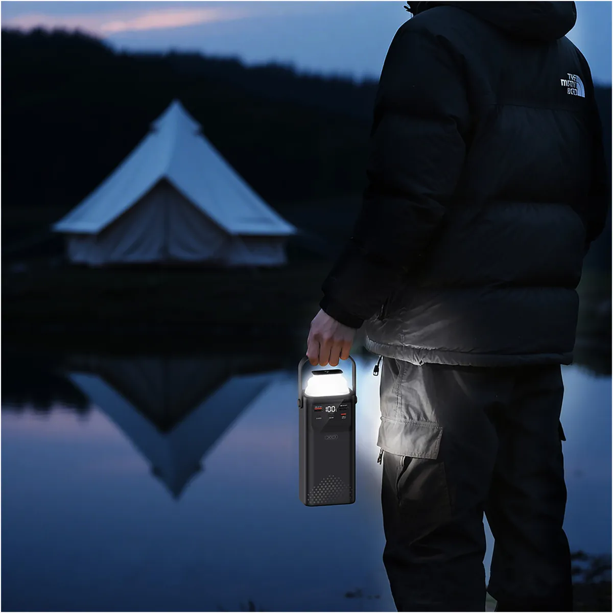 Універсальна мобільна батарея XO PR285 30000mAh Black - мініатюра 2