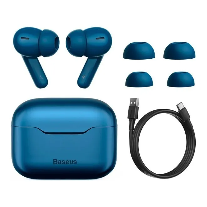 Bluetooth-гарнітура Baseus Simu ANC S1 Pro Blue (NGS1P-03) - мініатюра 8