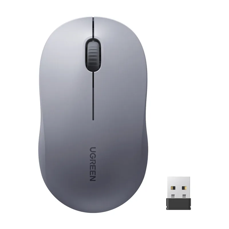 Маніпулятор миша бездротова UGREEN M331 Multi-mode Wireless Mouse Grey - мініатюра 3