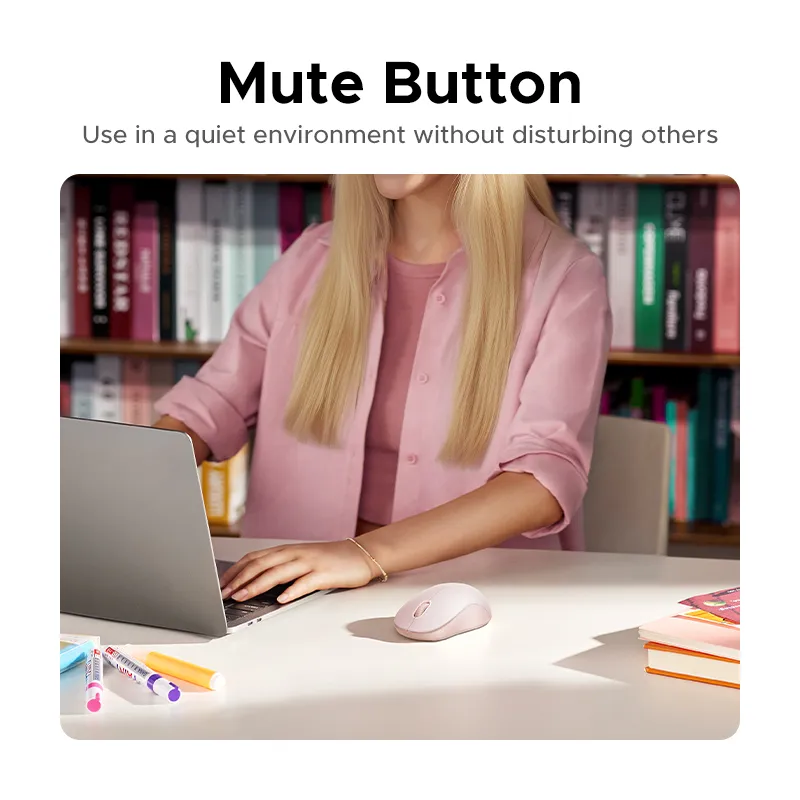 Маніпулятор миша бездротова UGREEN M331 Multi-mode Wireless Mouse Grey - мініатюра 9
