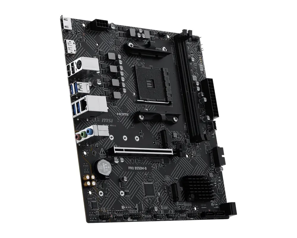 Материнська плата MSI Pro B550M-B Socket AM4 - мініатюра 2