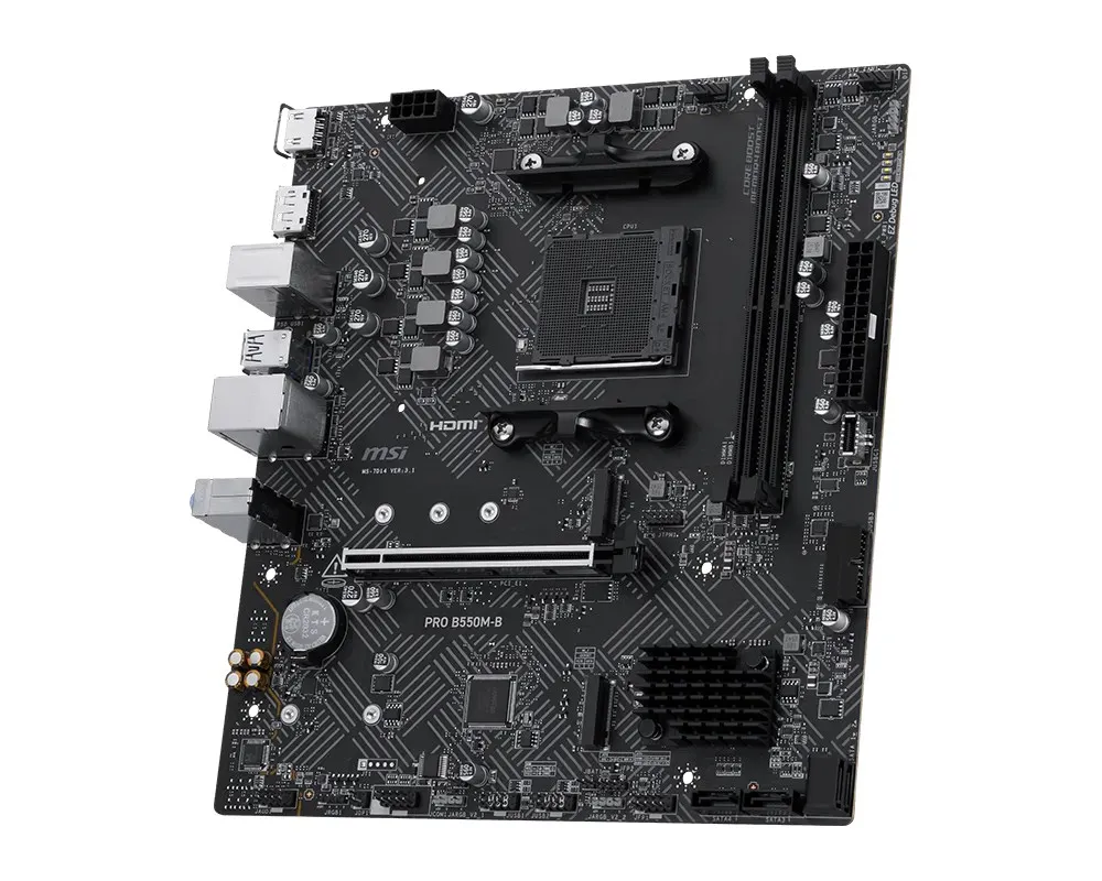 Материнська плата MSI Pro B550M-B Socket AM4 - мініатюра 3
