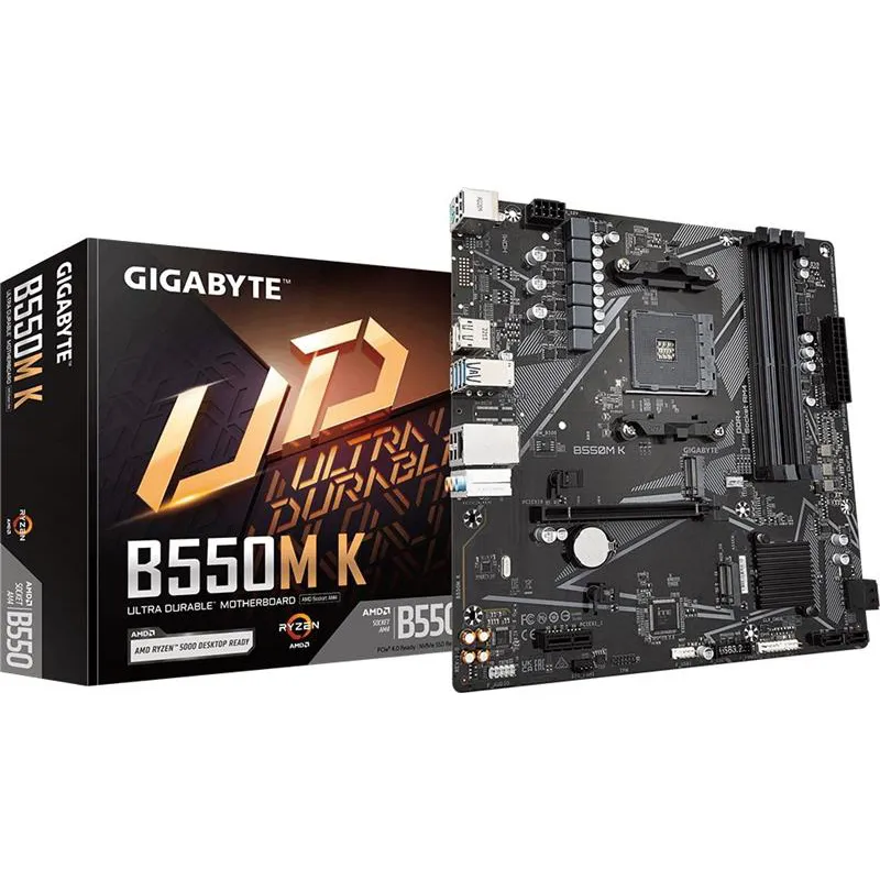 Материнська плата GIGABYTE B550M K - мініатюра 5
