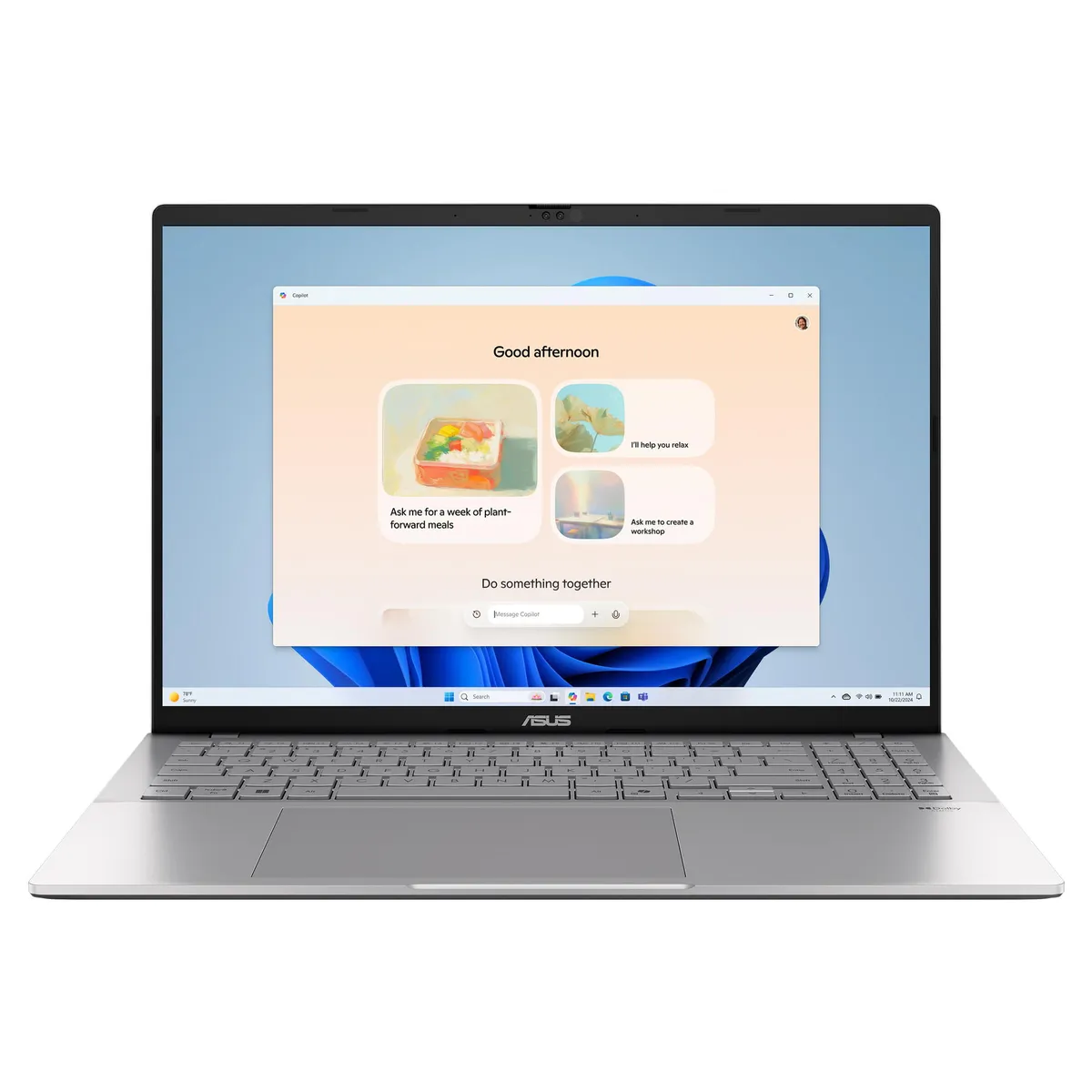 Ноутбук Asus Vivobook S16 S3607AA-SH007 (90NB1731-M00070) Cool Silver - зображення 1