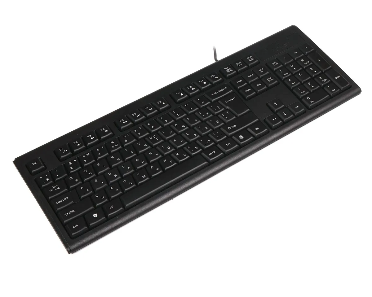 Комплект (клавіатура, миша) A4Tech KRS-8372 Black - мініатюра 2