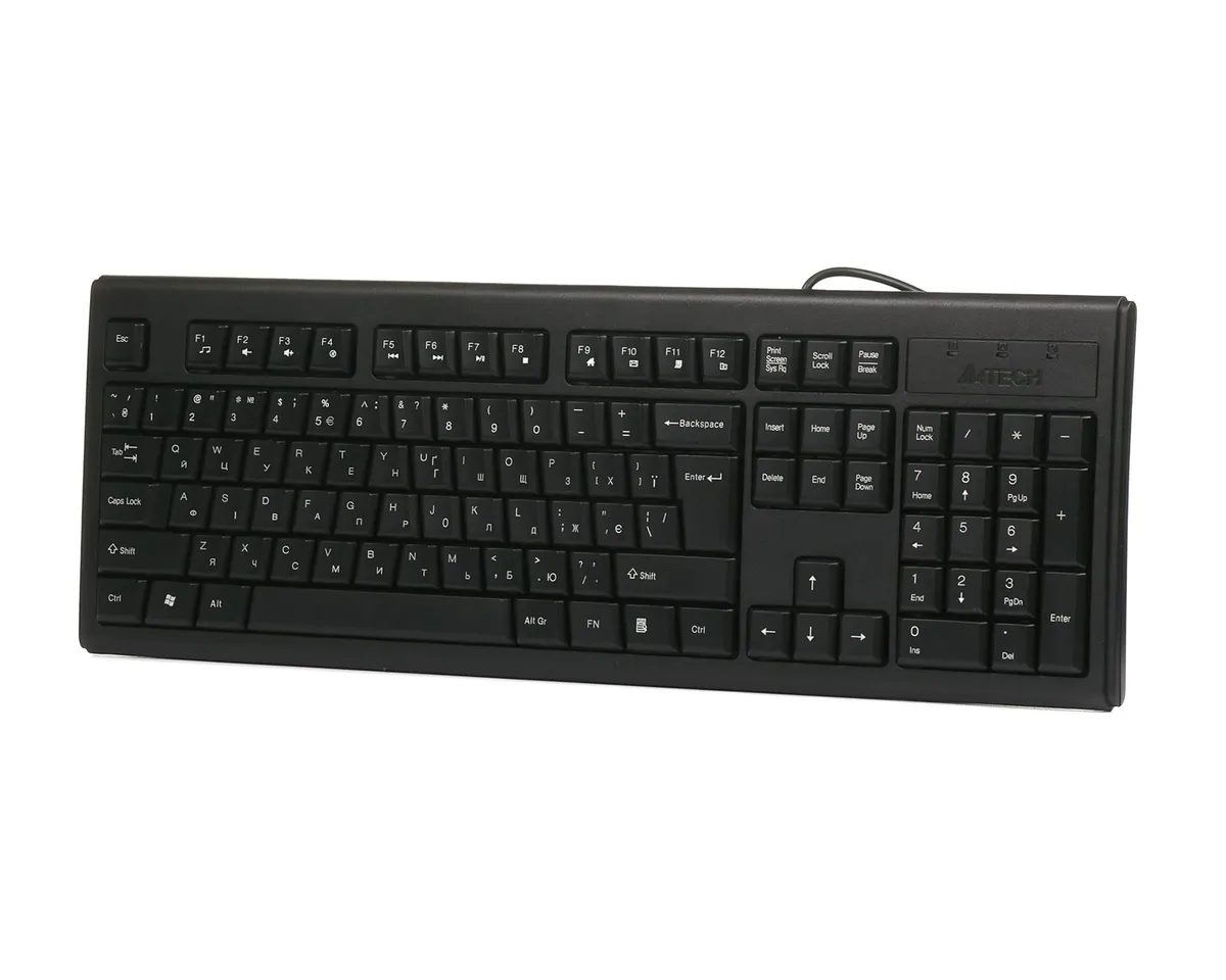 Комплект (клавіатура, миша) A4Tech KRS-8372 Black - мініатюра 3