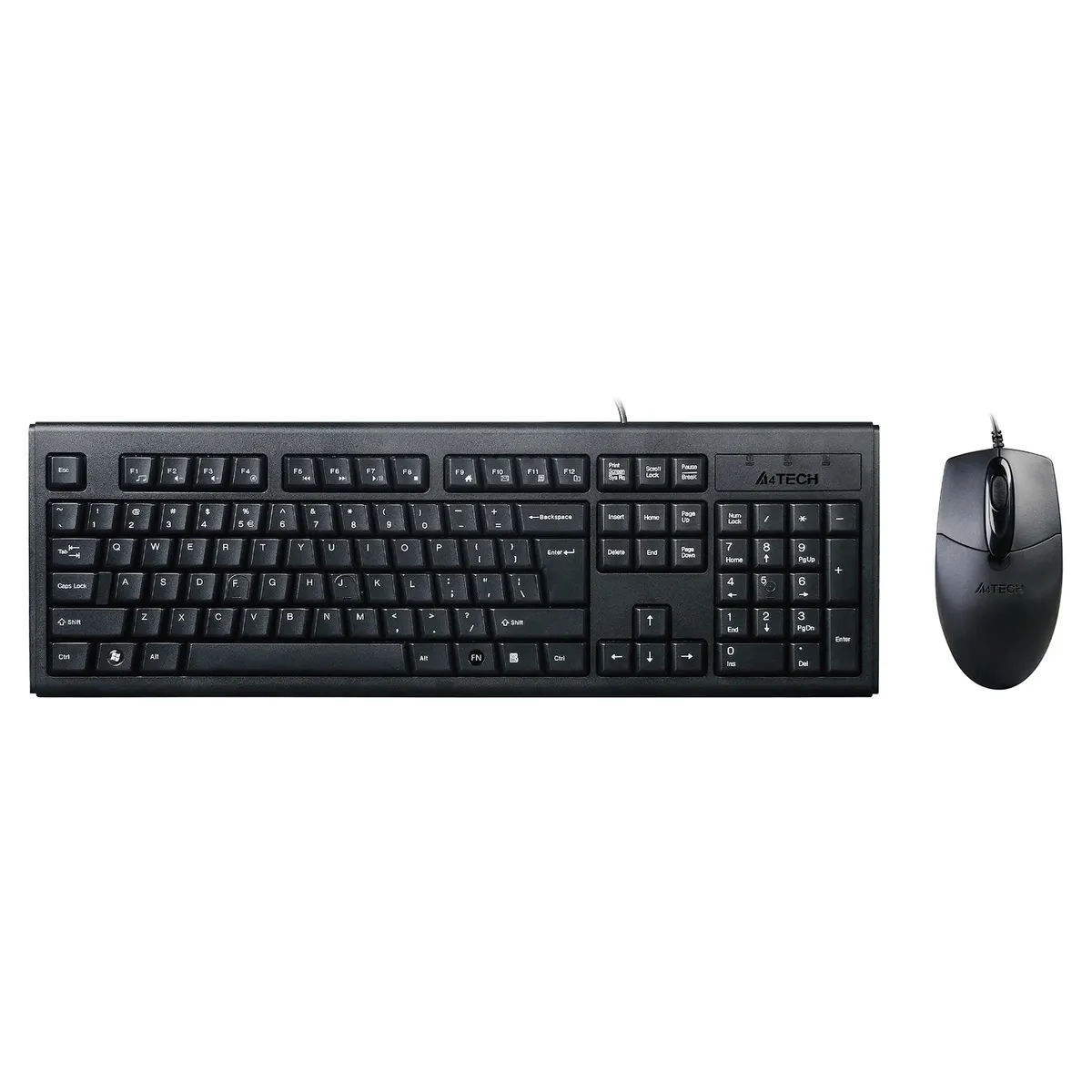 Комплект (клавіатура, миша) A4Tech KRS-8372 Black - мініатюра 5