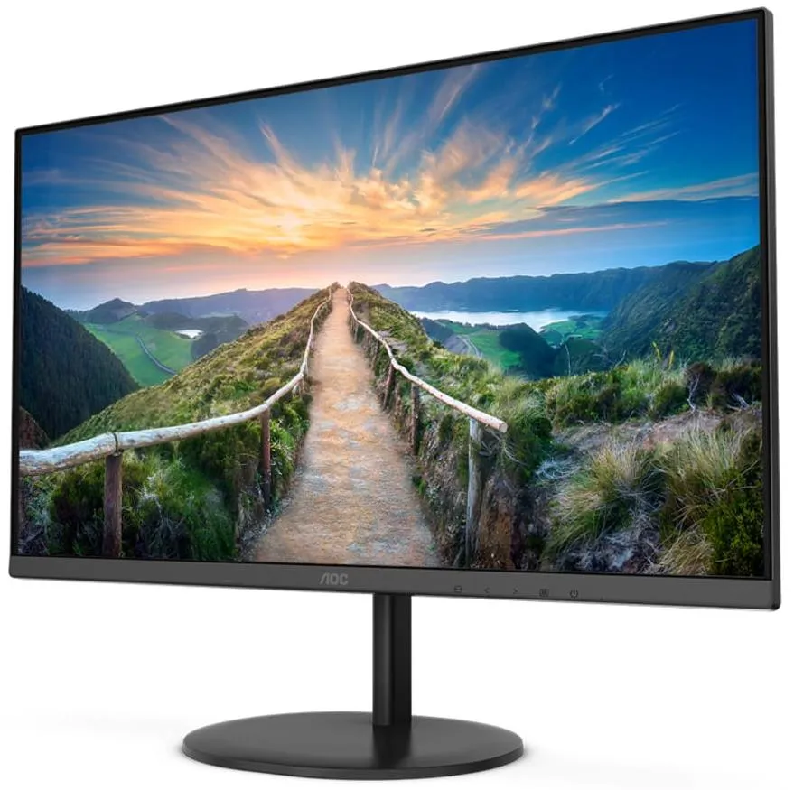 Монiтор AOC 23.8" Q24V4EA IPS Black - мініатюра 2